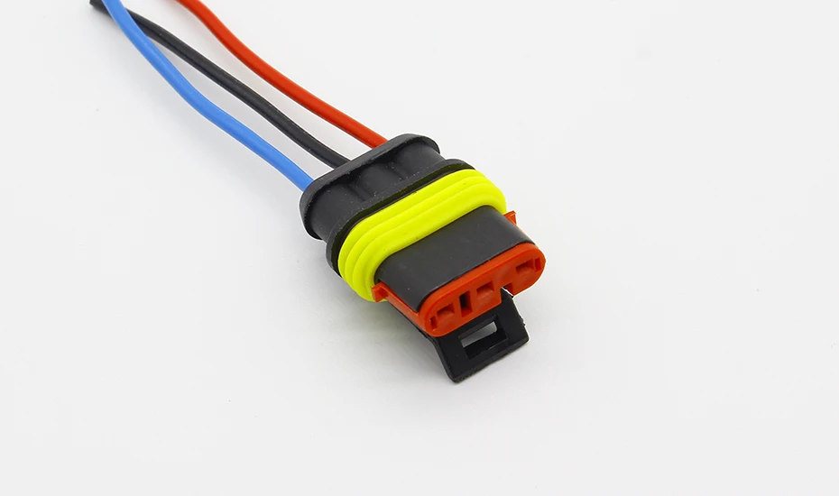 3 Pin Way Sealed Waterproof Electrical Wire Connector Plug Set Auto Connectors with Cable
