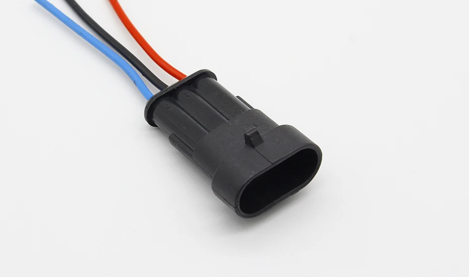 3 Pin Way Sealed Waterproof Electrical Wire Connector Plug Set Auto Connectors with Cable