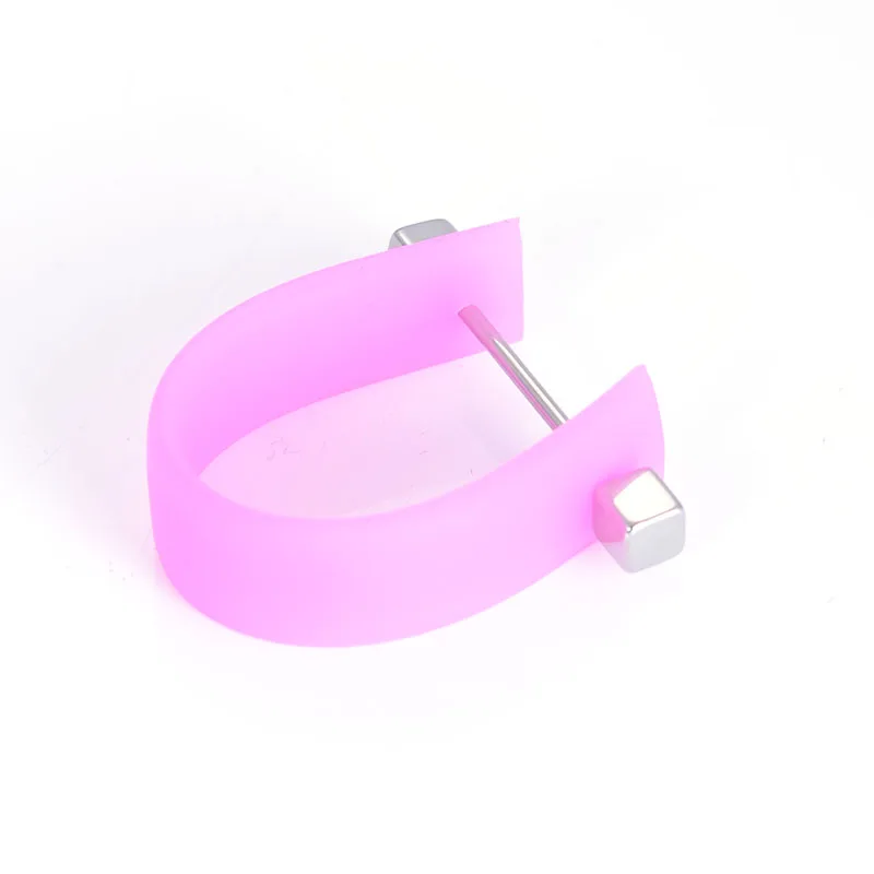 Miasol Personalized Rings Interchangeable Add A Beads 5 Colors Rubber Band Diy Silicone Ring For Women Girl Party Ring Jewlery