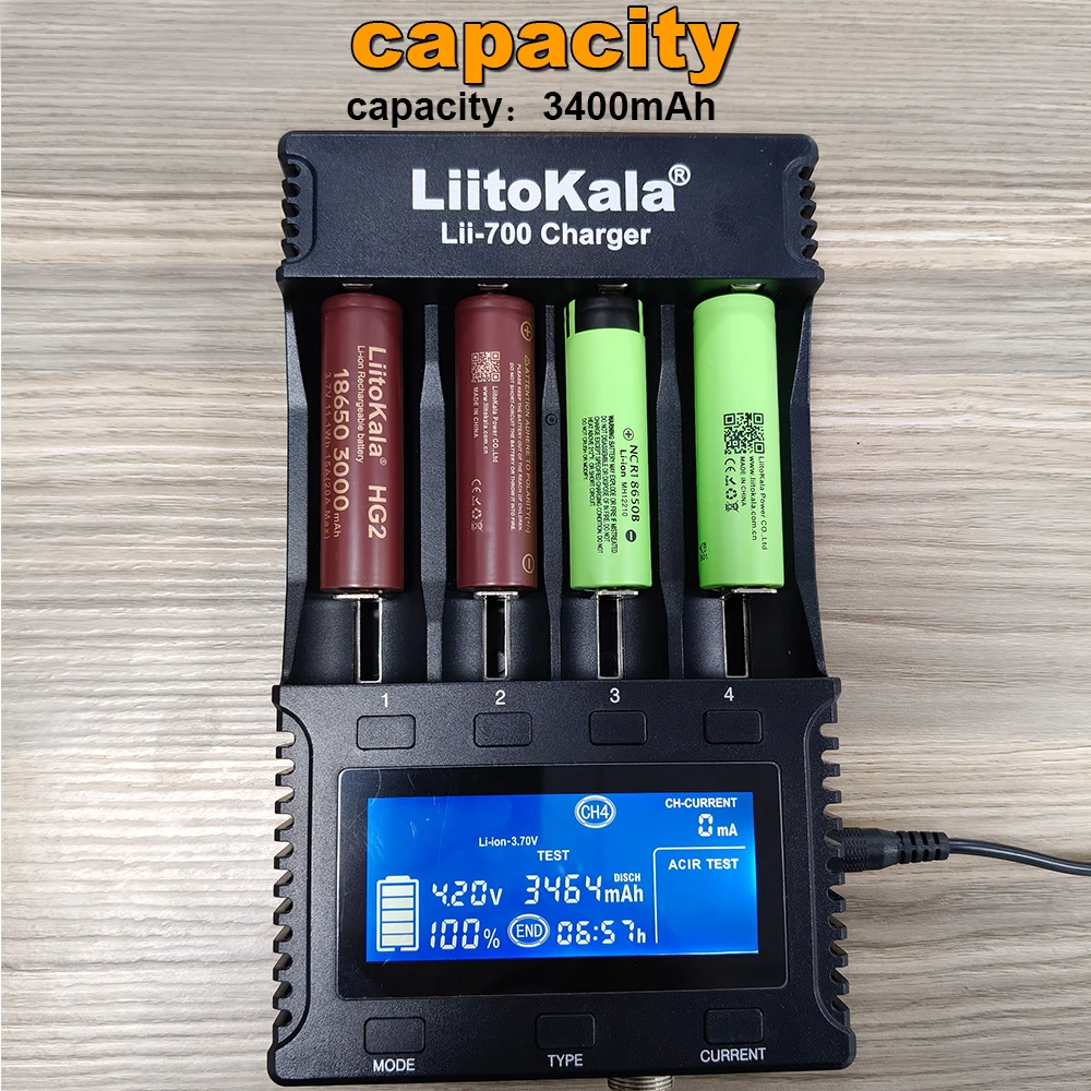 1-30pcs LiitoKala 34B-PCB NCR18650B 3.7v 18650 3500mah Lithium Rechargeable Battery Flashlight Batteries