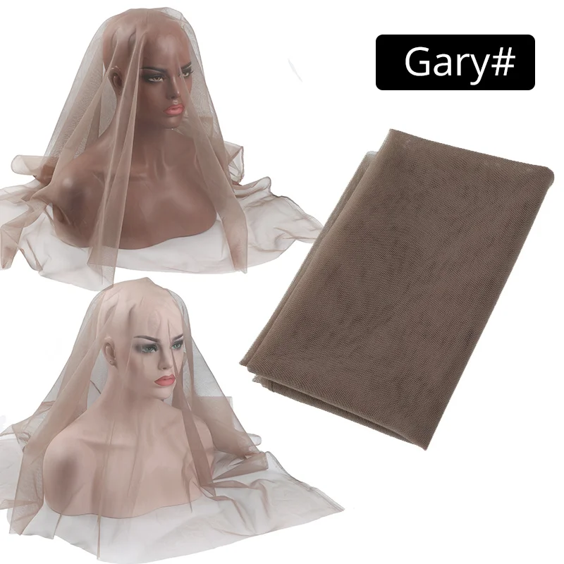 Plussign 1/4 Yard Hair Weaving Netting Top Swiss Lace Material Basement Foundation Toupee Frontal Closure Net For Making Wigs