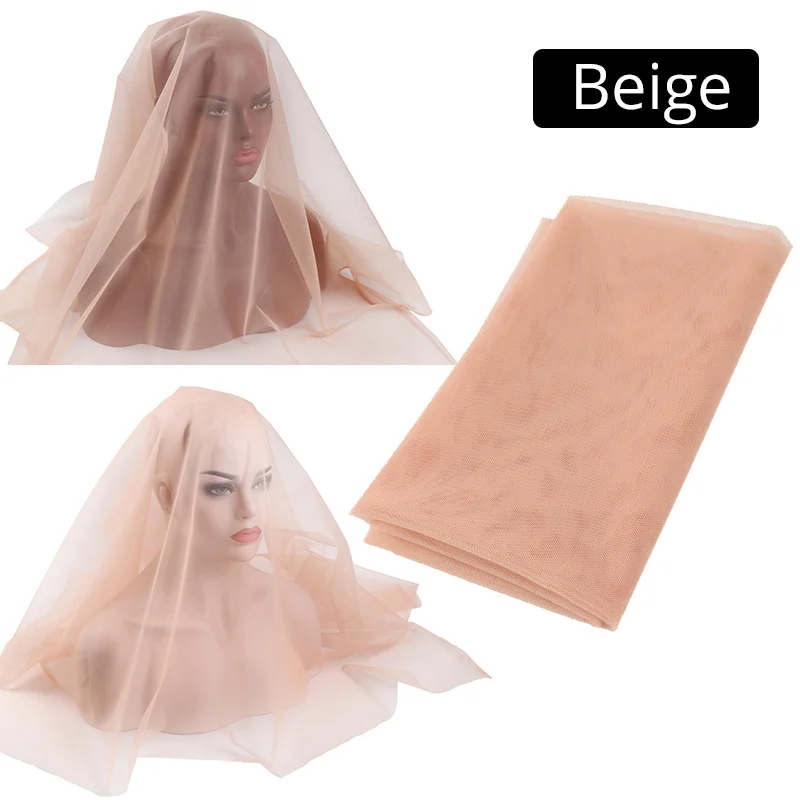Plussign 1/4 Yard Hair Weaving Netting Top Swiss Lace Material Basement Foundation Toupee Frontal Closure Net For Making Wigs