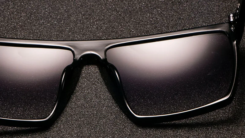 Kulou Retro Square Sunglasses Steampunk Men Women Brand Designer Glasses SKULL Logo Shades UV Protection Gafas