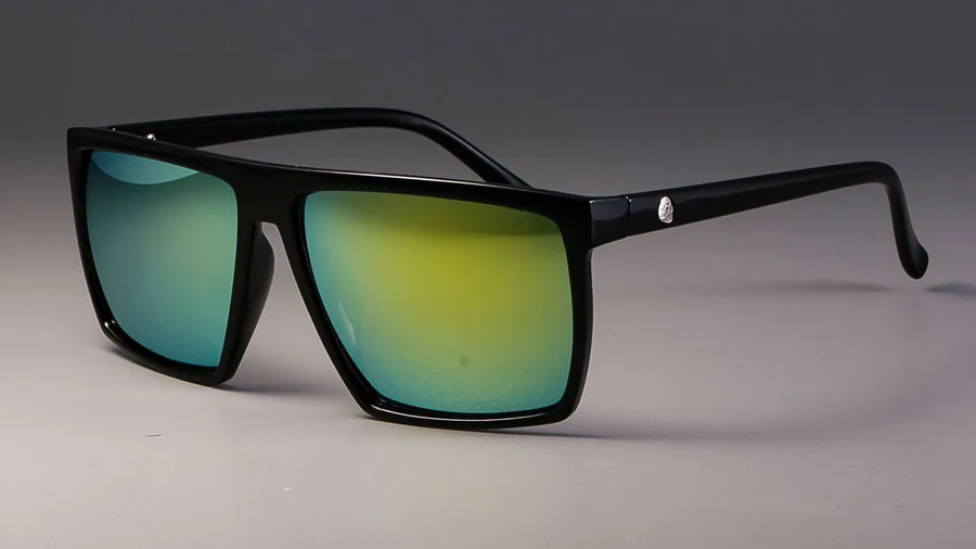 Kulou Retro Square Sunglasses Steampunk Men Women Brand Designer Glasses SKULL Logo Shades UV Protection Gafas