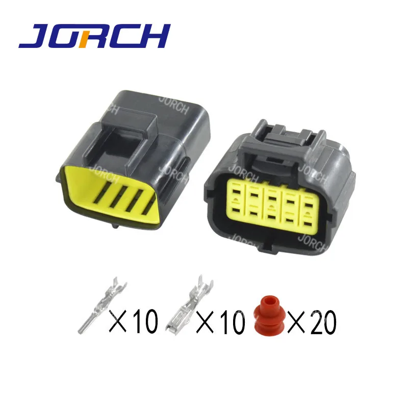 Free Shipping 1 Set 1/2/3/4/6/8/10/12 Pin Way Waterproof Wire Connector Plug Car Auto Sealed Electrical Set Car Truck Connectors