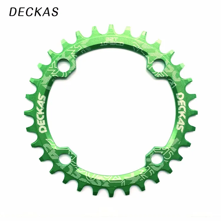 Deckas 104BCD Round Narrow Wide Chainring MTB Mountain Bike Bicycle 104BCD 32T 34T 36T 38T Crankset Tooth Plate Parts 104 BCD