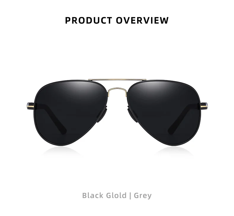 BARCUR Polarized Mens Sunglasses Pilot Sun Glasses for Men accessories Driving Fishing Hiking Eyewear Oculos Gafas De Sol