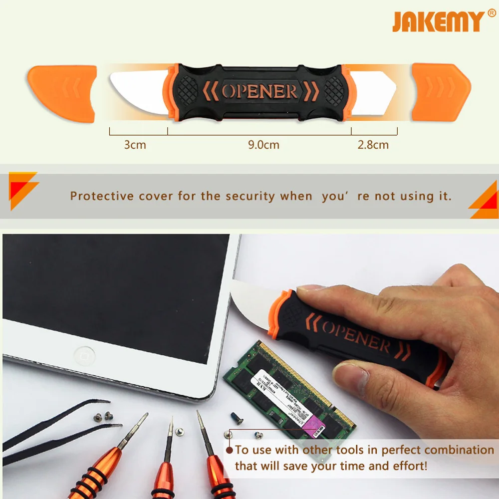 JAKEMY Pry Spudger LCD Screen Opening Tools for iPhone iPad Samsung Opener Phone Repair Tools