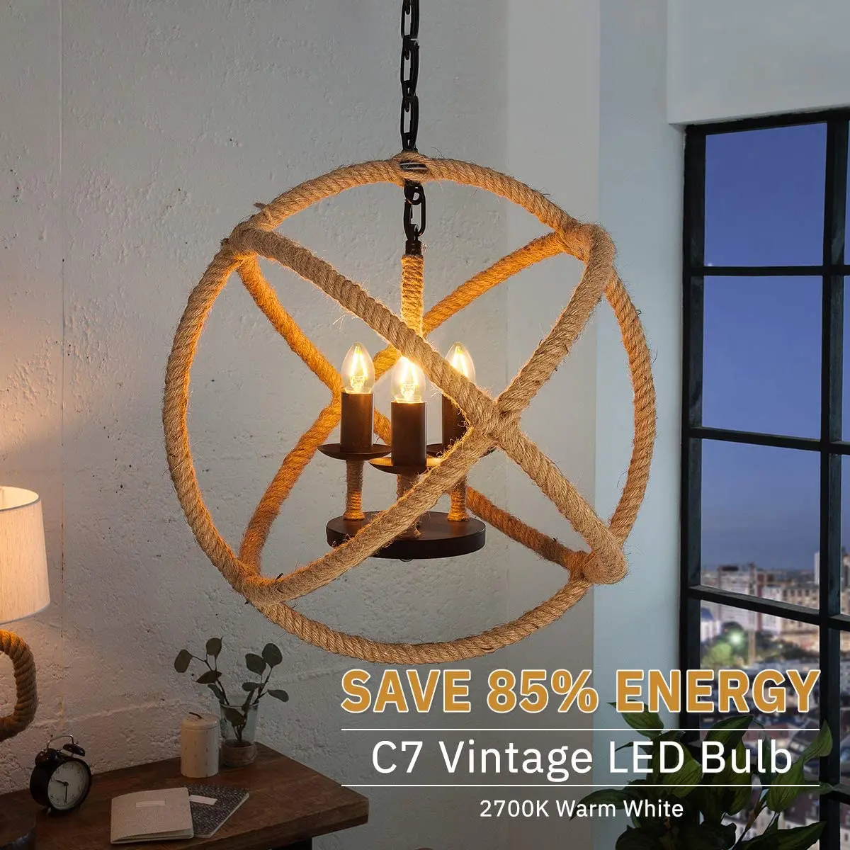 GANRILAND LED Candle Bulbs E12 E14 Dimmable C7 T22G 1W Decorative Light 110V US 220V EU Warm White Ampoule Lamp for Decor