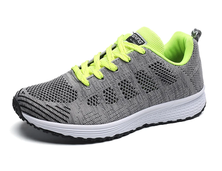 Women's Sneaker 2025 New Fashion Breathable Trainers Comfortable Sneakers Mesh Fabric Lace Up Women's Tennis Shoes For Women