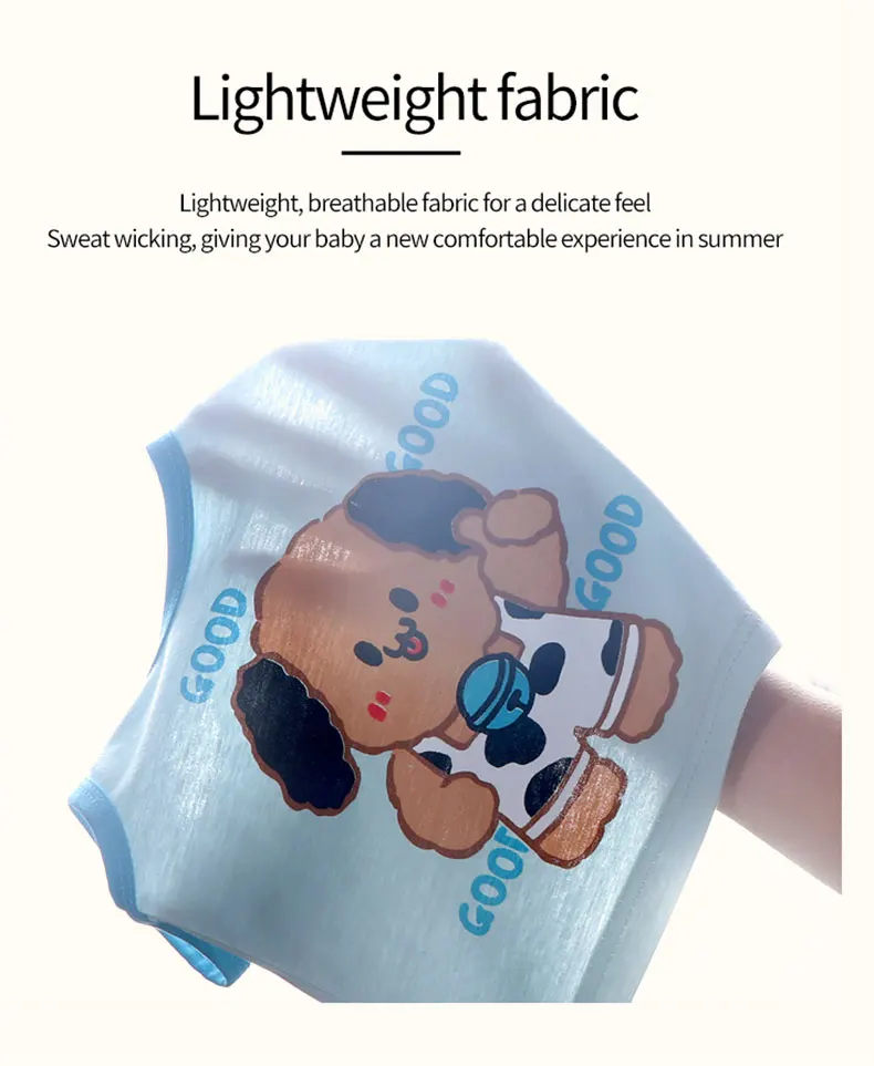 Children Sets Kids Vest Suit 2PCS Set Summer Cotton T-Shirt Girl Shorts Clothes Children Boys Girls Sleeveless Suit Wear Cloth