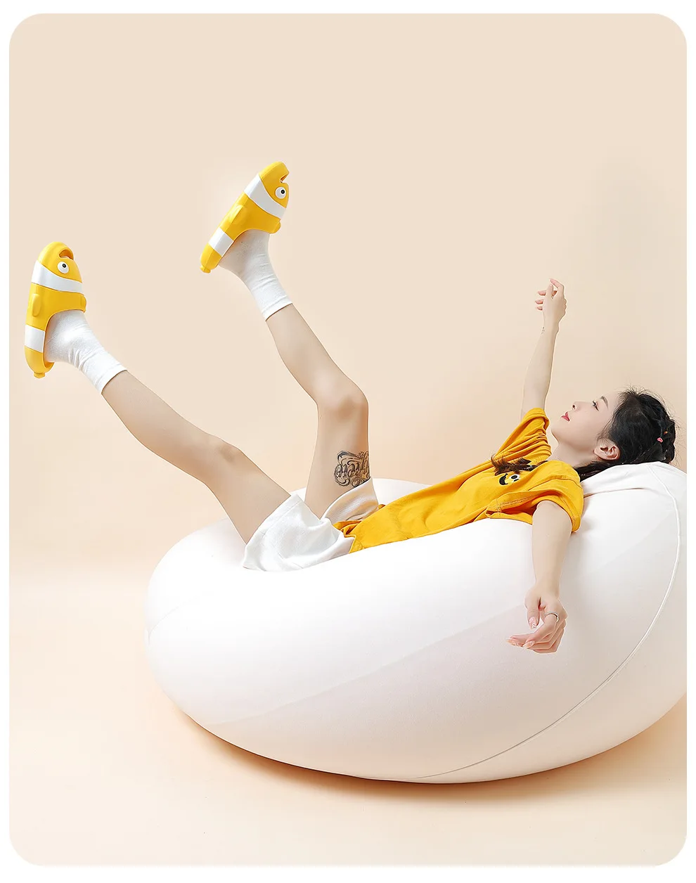 Cute Clownfish Slippers Men Women House fish Shoes Platform Soft EVA Indoor Outdoor Summer Beach Slides Anti Slip Funny Footwear