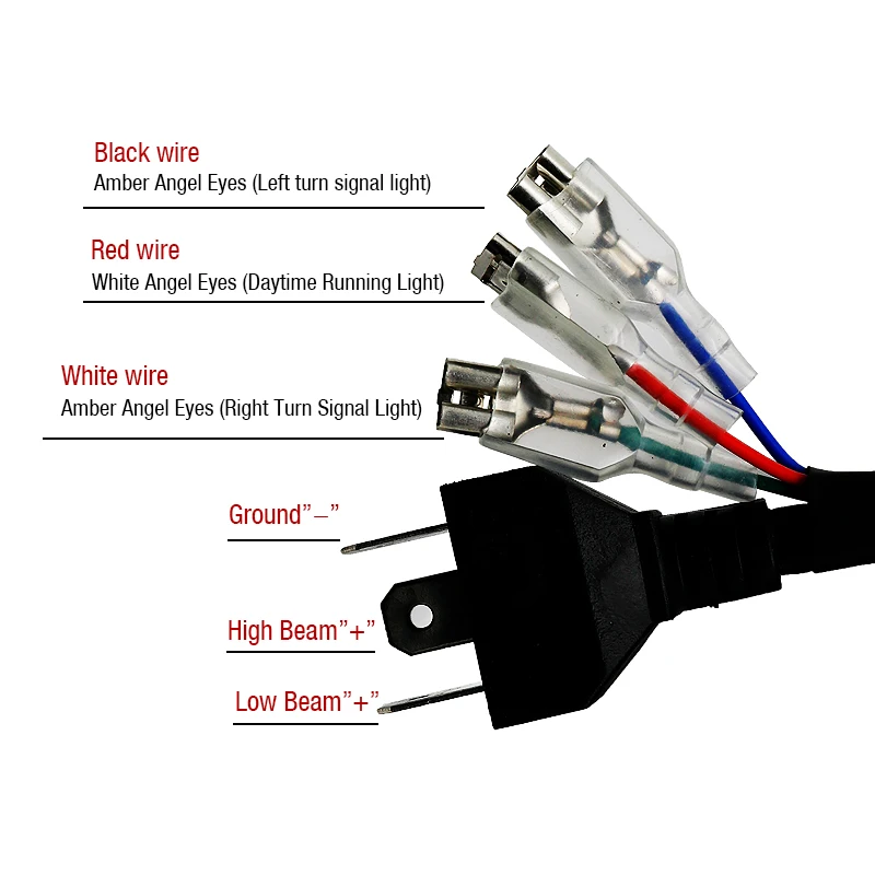 Universal 7" Led Motorcycle Headlight DRL H4 Headlamp For Honda Yamaha Suzuki Victory Kawasaki 7.5 Inch Lamp Housing Accessories