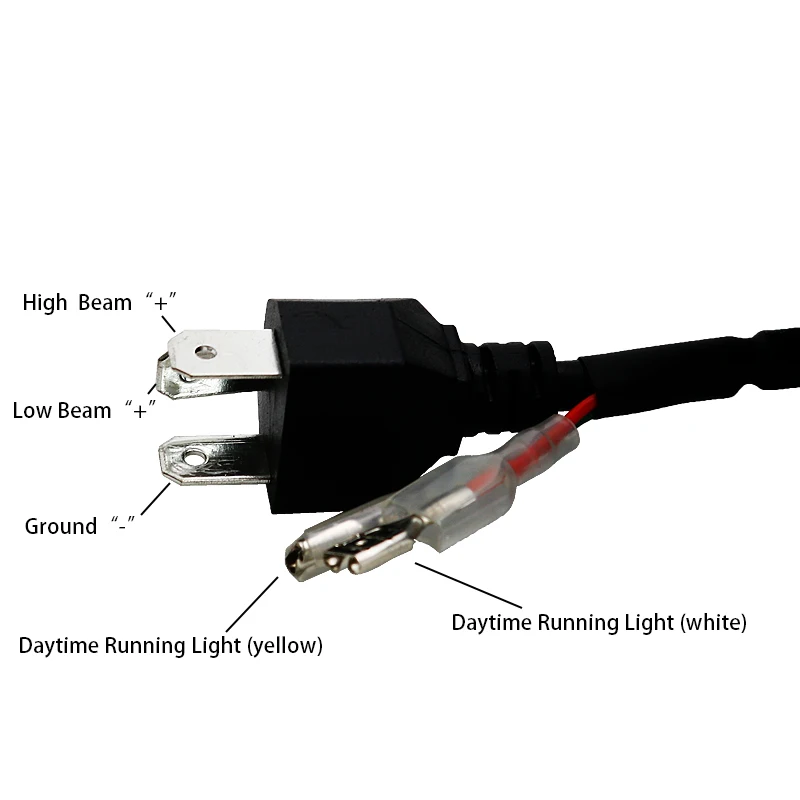 Universal 7" Led Motorcycle Headlight DRL H4 Headlamp For Honda Yamaha Suzuki Victory Kawasaki 7.5 Inch Lamp Housing Accessories