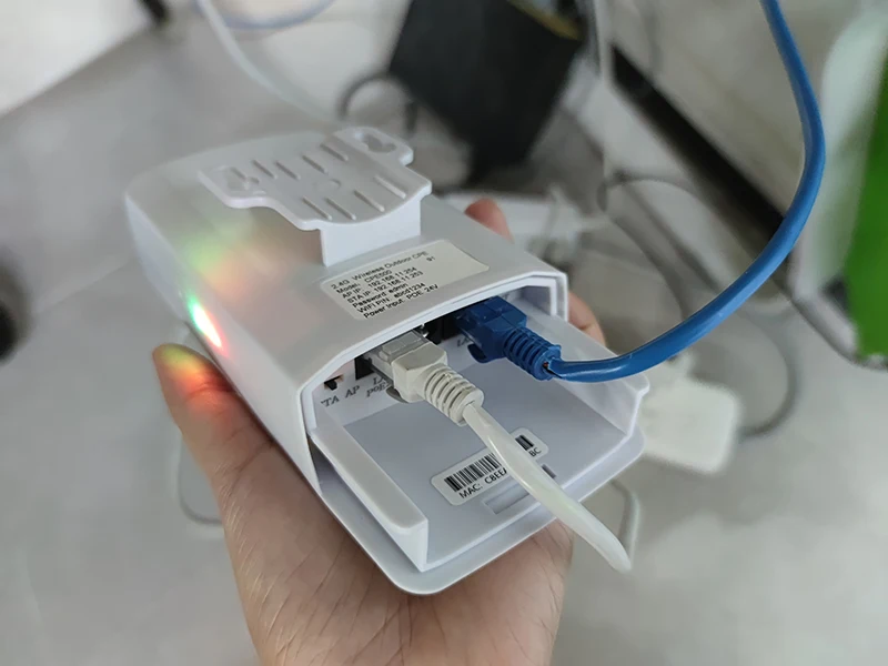 KuWFi 2.4Ghz 300Mbps Outdoor CPE Bridge Wireless Wifi Router AP Repeater Mode Long Range Extender Wireless Bridge PTP PTMP 1KM