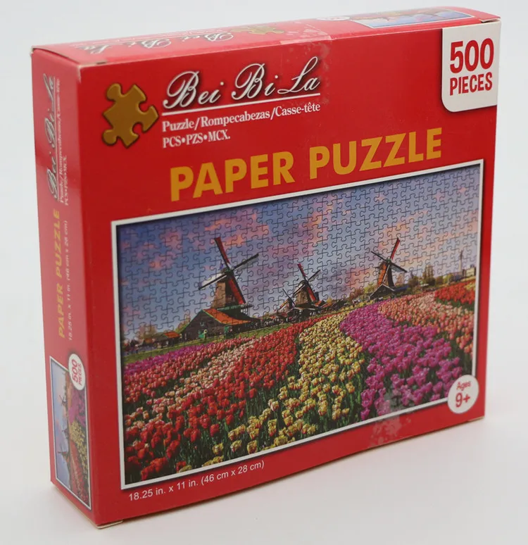 500 Pieces Creative Jigsaw Puzzle Various Landscape Assembling Picture Adults Anti Stress Puzzles Toys For Kids Games Xmas Gift