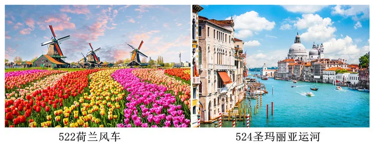 500 Pieces Creative Jigsaw Puzzle Various Landscape Assembling Picture Adults Anti Stress Puzzles Toys For Kids Games Xmas Gift