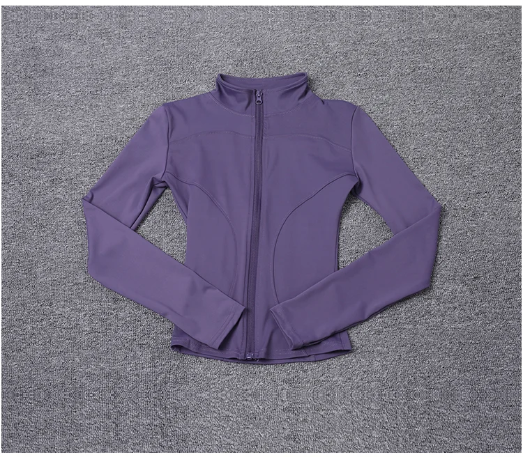 Women Sport Jacket Long Sleeve Shirt Workout Coat Gym Training Clothing Yoga Sportswear