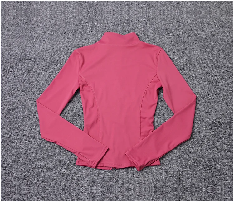 Women Sport Jacket Long Sleeve Shirt Workout Coat Gym Training Clothing Yoga Sportswear
