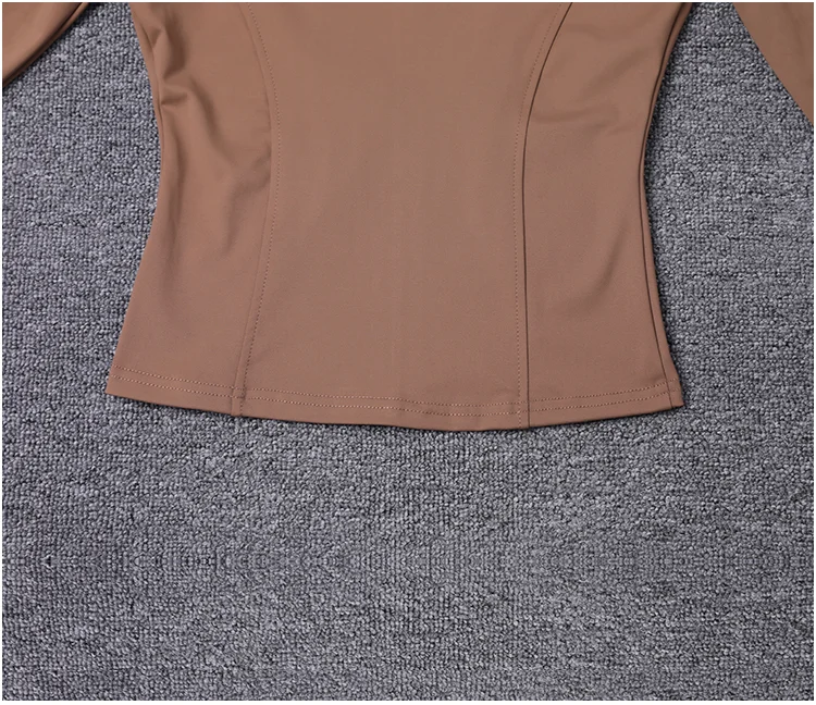 Women Sport Jacket Long Sleeve Shirt Workout Coat Gym Training Clothing Yoga Sportswear