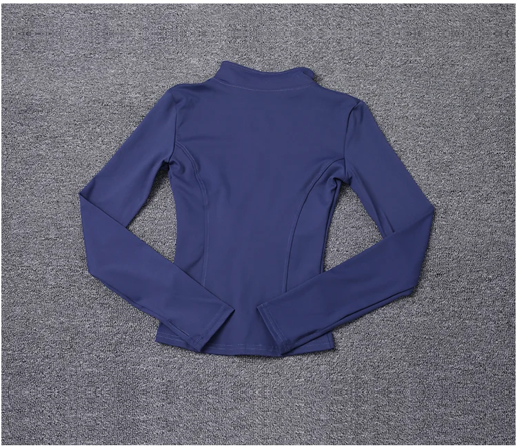 Women Sport Jacket Long Sleeve Shirt Workout Coat Gym Training Clothing Yoga Sportswear