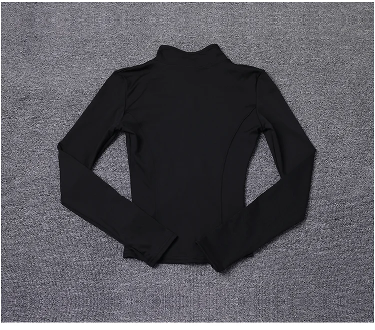 Women Sport Jacket Long Sleeve Shirt Workout Coat Gym Training Clothing Yoga Sportswear