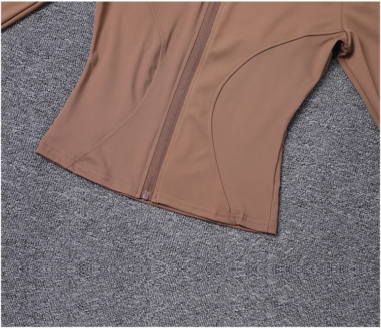 Women Sport Jacket Long Sleeve Shirt Workout Coat Gym Training Clothing Yoga Sportswear