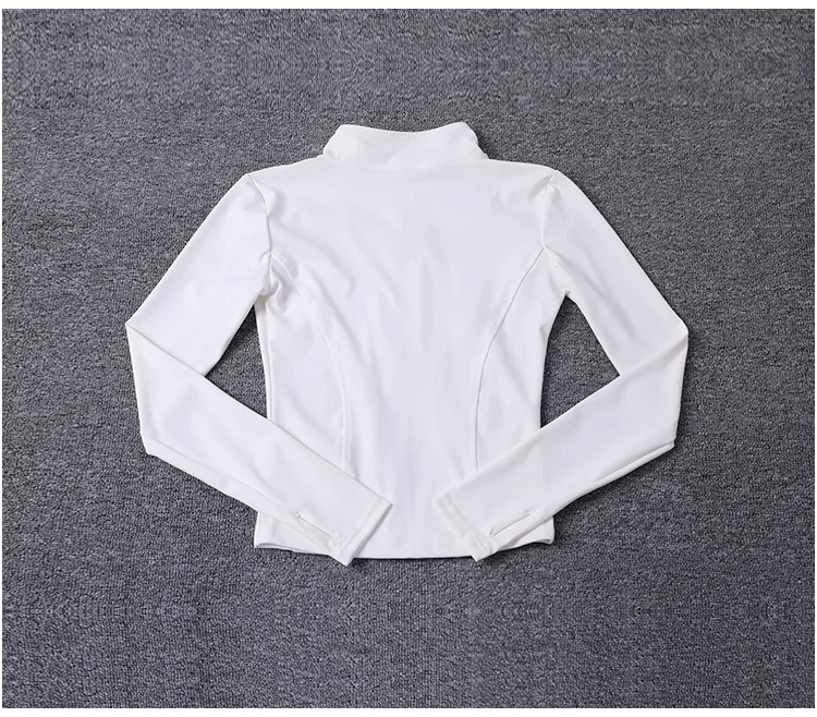 Women Sport Jacket Long Sleeve Shirt Workout Coat Gym Training Clothing Yoga Sportswear
