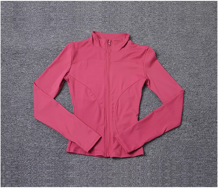 Women Sport Jacket Long Sleeve Shirt Workout Coat Gym Training Clothing Yoga Sportswear