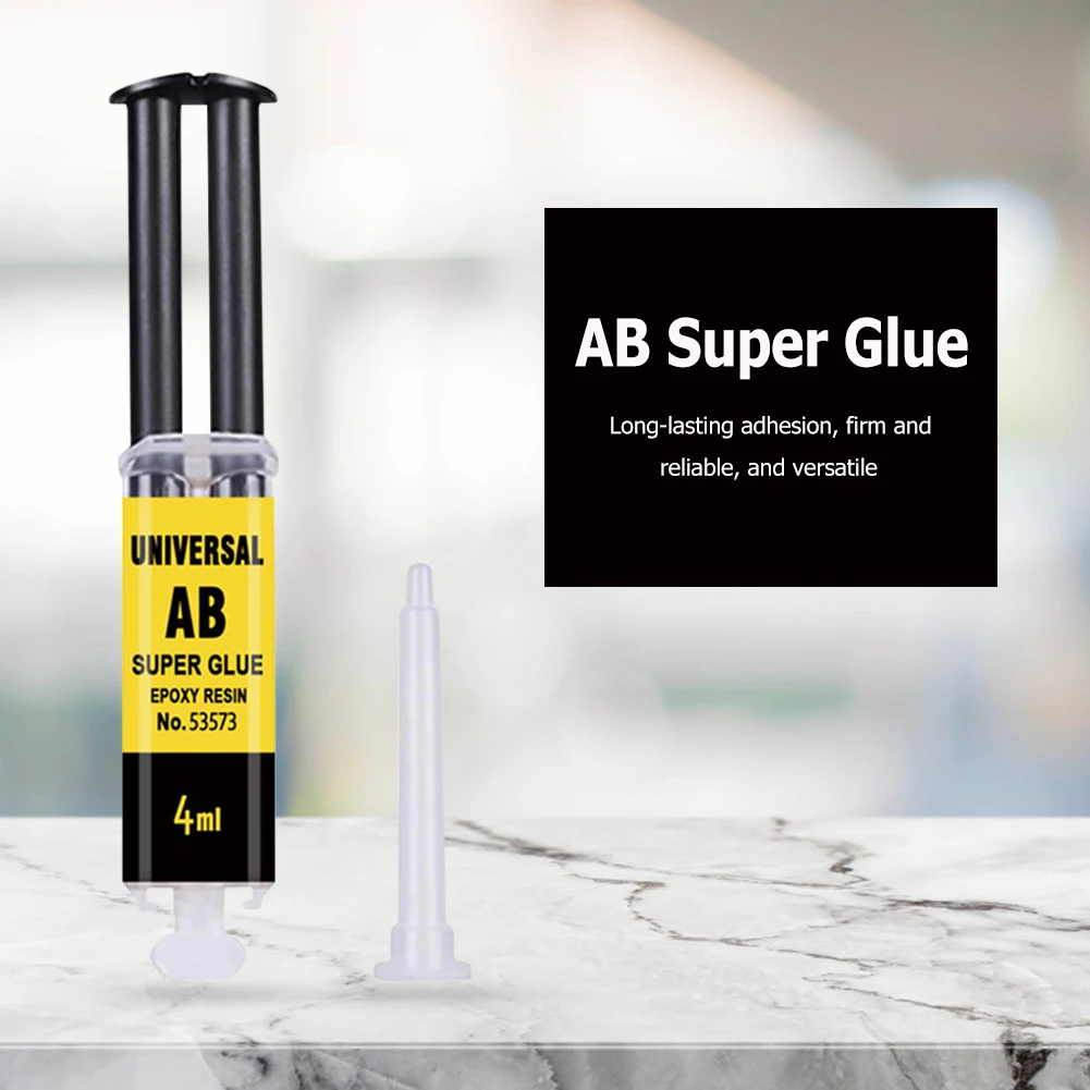 4/25ml Epoxy Resin AB Glue Waterproof Instant Fast Adhesive Repair Strong Super Liquid Glue For Wood Plastic Metal Glue Welding