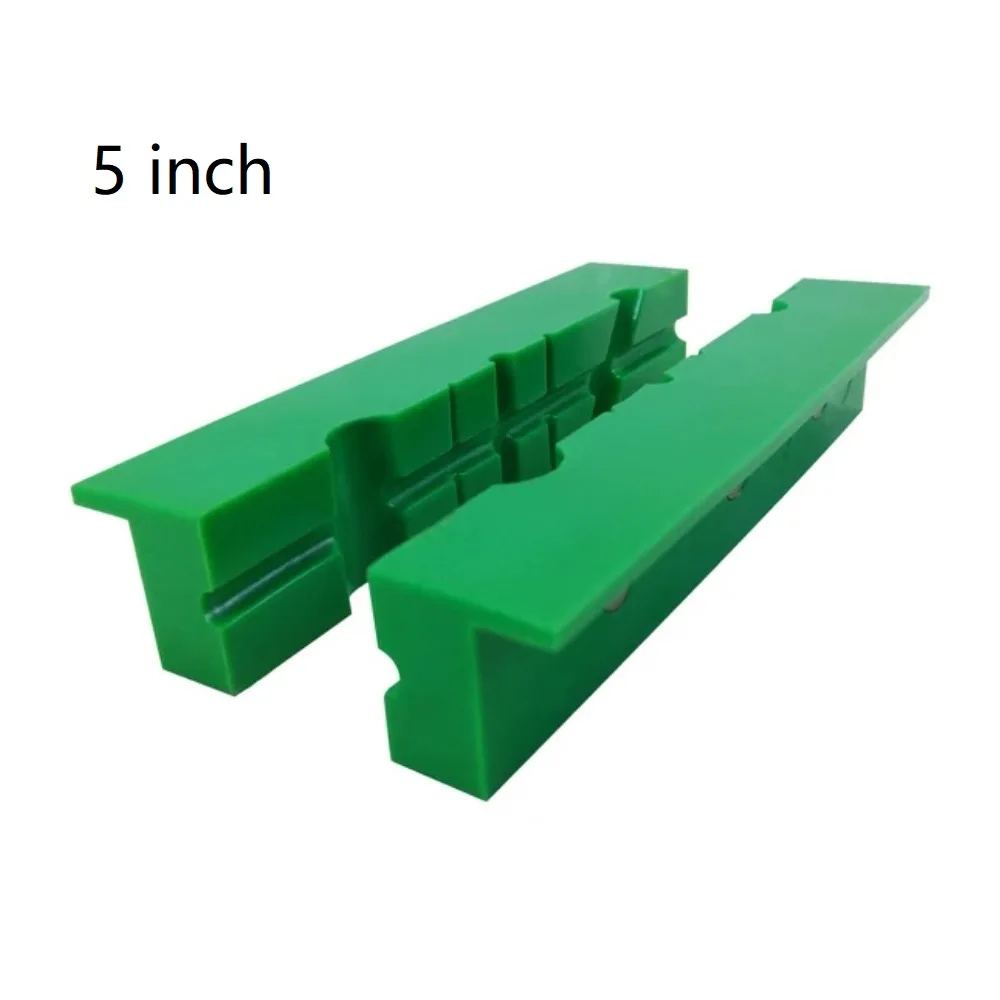 2pcs 4/5/6 Inch Magnetic Soft Pad Jaw Rubber For Metal Vise Bench Machine Tools For Metal Vise Bench Machine Tools