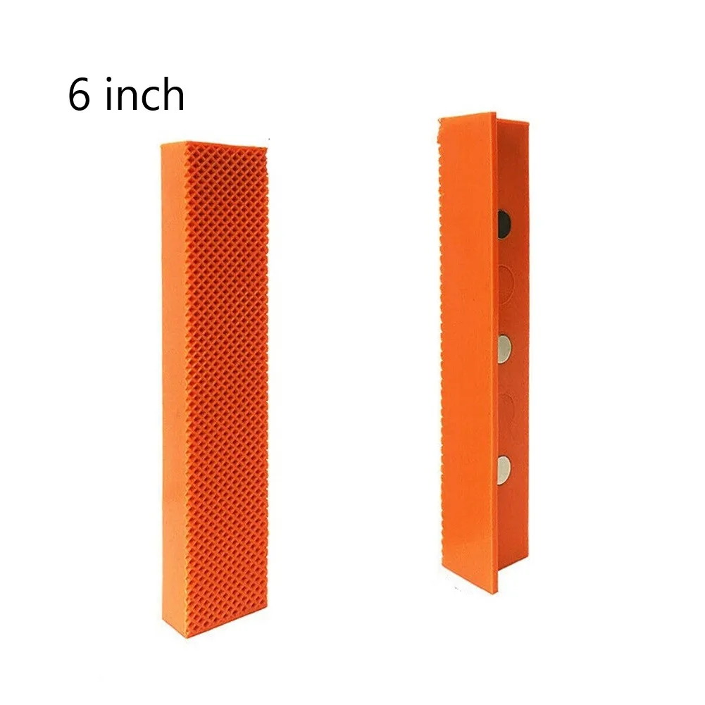 2pcs 4/5/6 Inch Magnetic Soft Pad Jaw Rubber For Metal Vise Bench Machine Tools For Metal Vise Bench Machine Tools