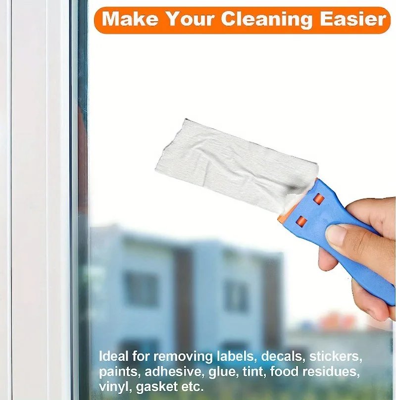 1Set Car Sticker Remover Multipurpose Plastic Small Paint Automotive Film Applying Tool Household Glass Cleaning Scraper