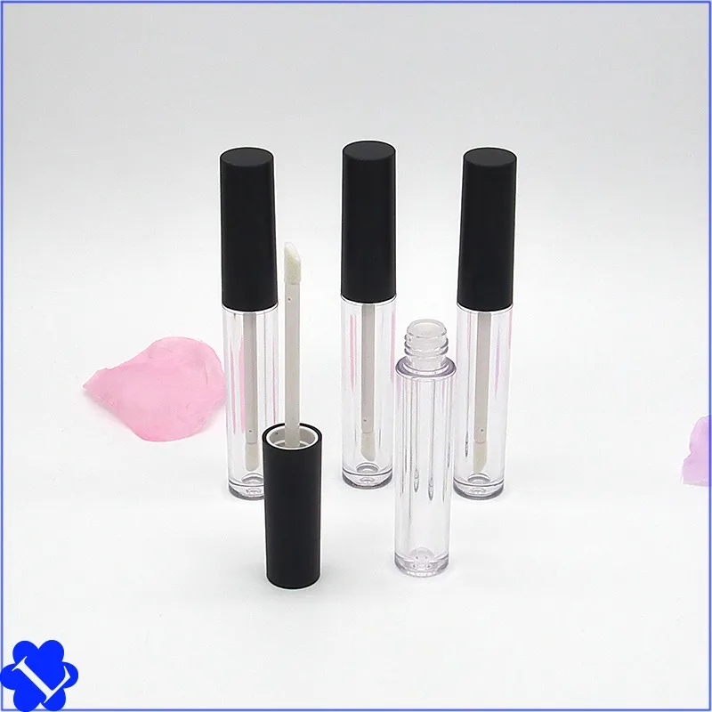 6pcs/lot 3ml/0.8ml Plastic Lip Gloss Tube Small Lipstick Tube/Mascara Eyelawith Leakproof Inner Sample Cosmetic Container