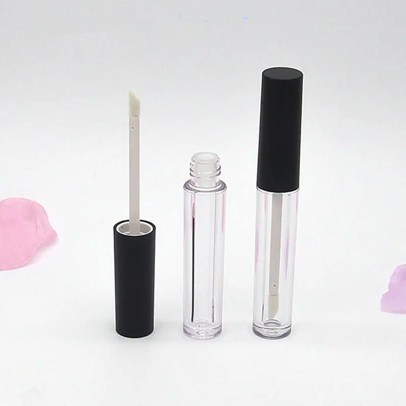 6pcs/lot 3ml/0.8ml Plastic Lip Gloss Tube Small Lipstick Tube/Mascara Eyelawith Leakproof Inner Sample Cosmetic Container