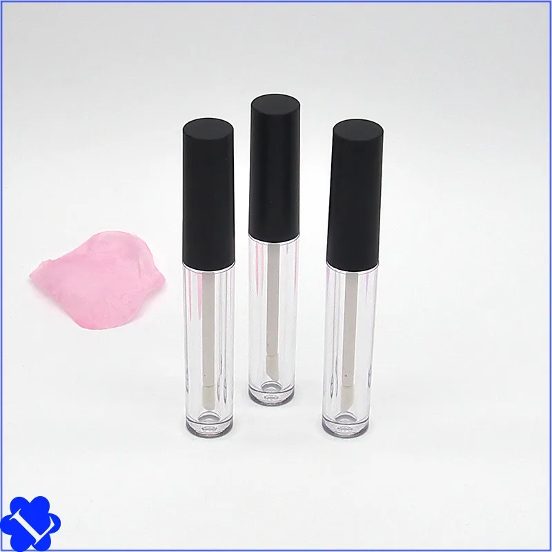 6pcs/lot 3ml/0.8ml Plastic Lip Gloss Tube Small Lipstick Tube/Mascara Eyelawith Leakproof Inner Sample Cosmetic Container