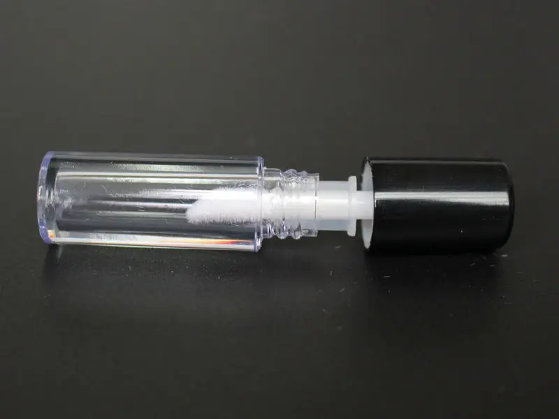 6pcs/lot 3ml/0.8ml Plastic Lip Gloss Tube Small Lipstick Tube/Mascara Eyelawith Leakproof Inner Sample Cosmetic Container