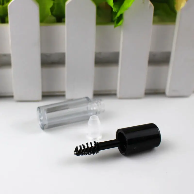 6pcs/lot 3ml/0.8ml Plastic Lip Gloss Tube Small Lipstick Tube/Mascara Eyelawith Leakproof Inner Sample Cosmetic Container