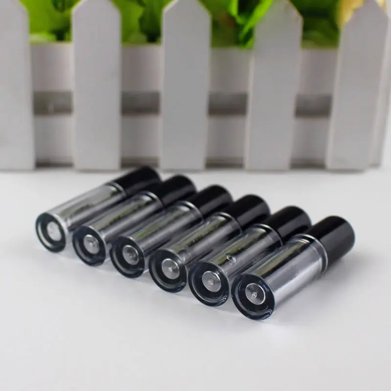 6pcs/lot 3ml/0.8ml Plastic Lip Gloss Tube Small Lipstick Tube/Mascara Eyelawith Leakproof Inner Sample Cosmetic Container