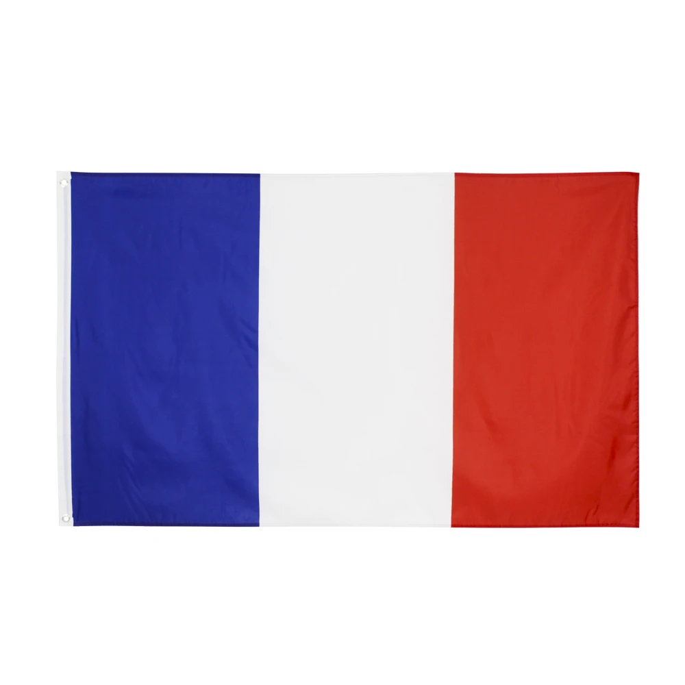 XIANGYING Great France Flag 90*150cm Hanging Blue White Red Fra Fr French Polyester Banner Decoration French Flag