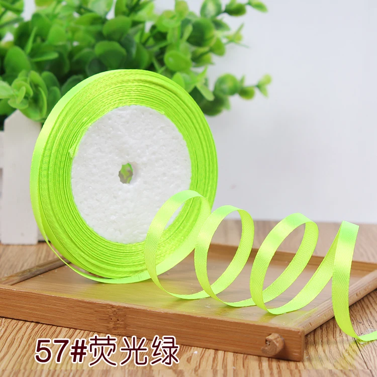 New 1/4"6mm (22 Meters/roll) Red Color Grosgrain Ribbon Wedding Decoration Making Bowknots Gift Packing Belt Sewing Accessories