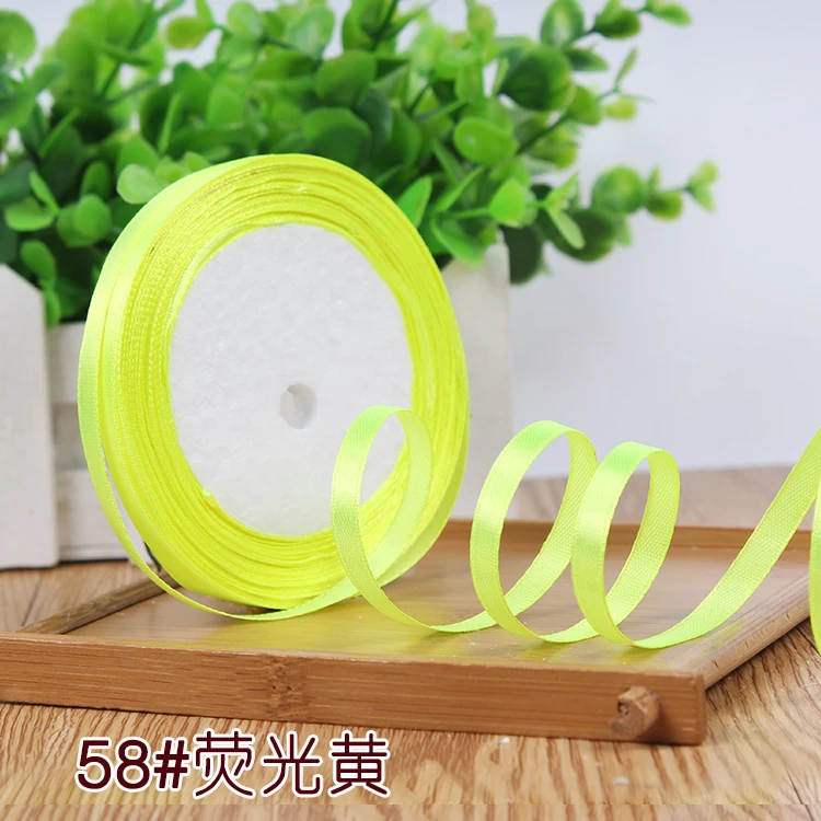New 1/4"6mm (22 Meters/roll) Red Color Grosgrain Ribbon Wedding Decoration Making Bowknots Gift Packing Belt Sewing Accessories