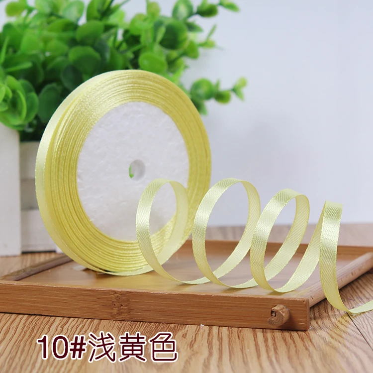 New 1/4"6mm (22 Meters/roll) Red Color Grosgrain Ribbon Wedding Decoration Making Bowknots Gift Packing Belt Sewing Accessories