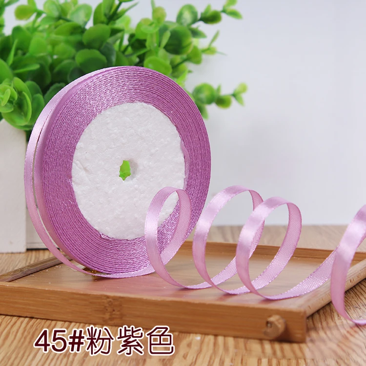 New 1/4"6mm (22 Meters/roll) Red Color Grosgrain Ribbon Wedding Decoration Making Bowknots Gift Packing Belt Sewing Accessories