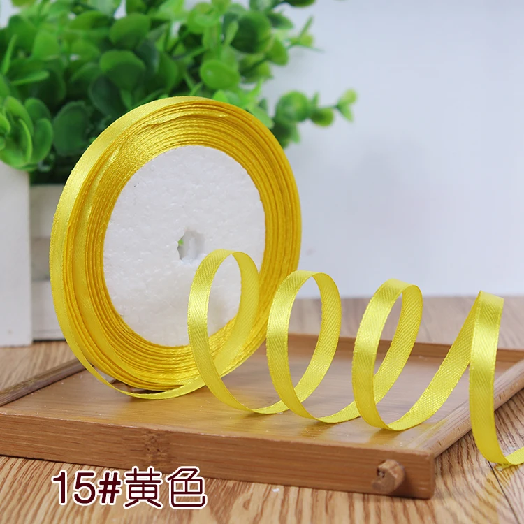 New 1/4"6mm (22 Meters/roll) Red Color Grosgrain Ribbon Wedding Decoration Making Bowknots Gift Packing Belt Sewing Accessories