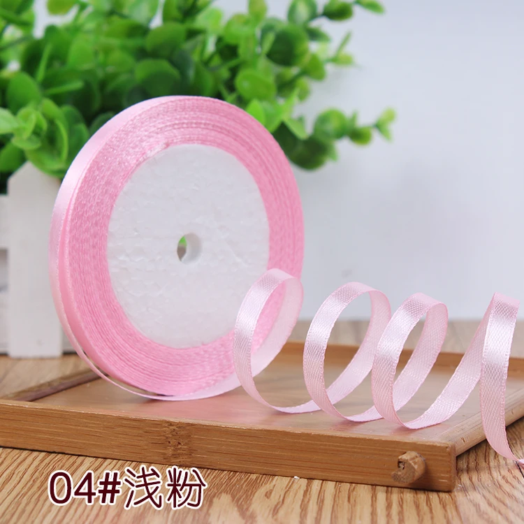 New 1/4"6mm (22 Meters/roll) Red Color Grosgrain Ribbon Wedding Decoration Making Bowknots Gift Packing Belt Sewing Accessories