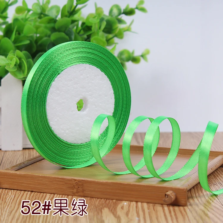 New 1/4"6mm (22 Meters/roll) Red Color Grosgrain Ribbon Wedding Decoration Making Bowknots Gift Packing Belt Sewing Accessories