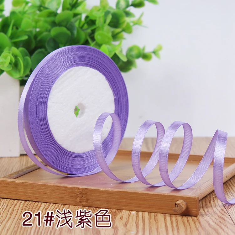 New 1/4"6mm (22 Meters/roll) Red Color Grosgrain Ribbon Wedding Decoration Making Bowknots Gift Packing Belt Sewing Accessories