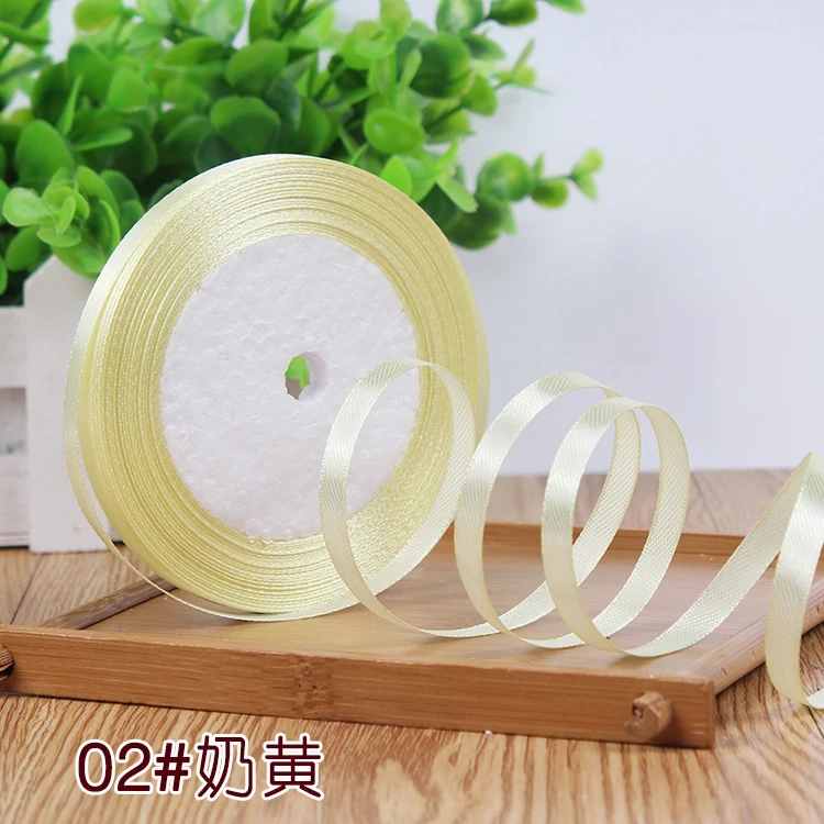 New 1/4"6mm (22 Meters/roll) Red Color Grosgrain Ribbon Wedding Decoration Making Bowknots Gift Packing Belt Sewing Accessories