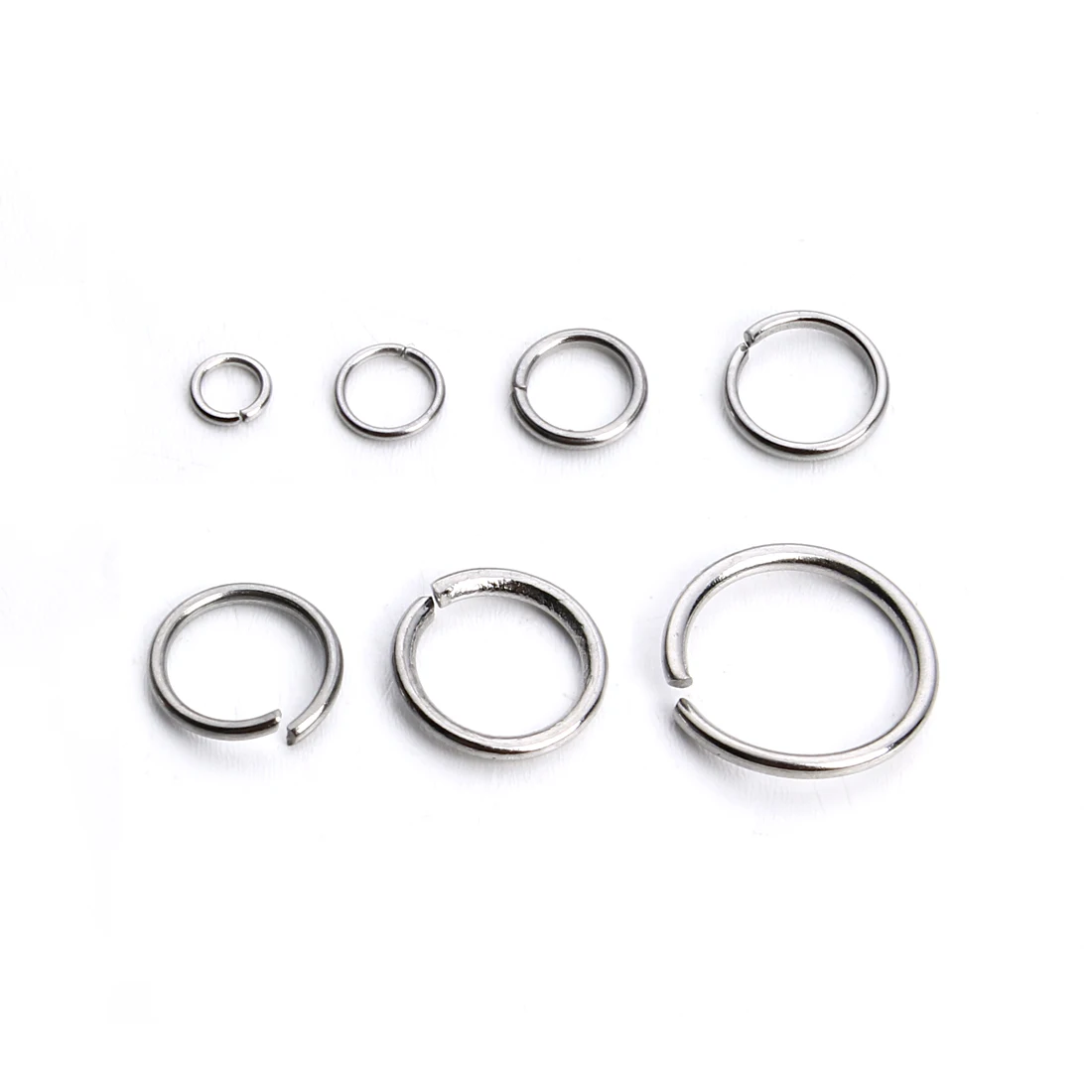 Louleur High Quality Stainless Steel Open Jump Ring Round Gold Color Split Rings For Diy Jewelry Making Findings Wholesale